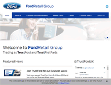 Tablet Screenshot of fordretail.com